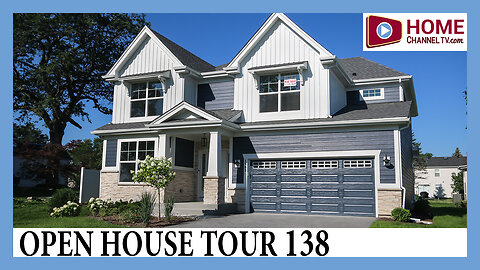 Open House Tour 138 - New Construction Home For Sale at Munhall Glen in Saint Charles, Illinois