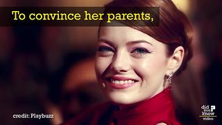 The Hilarious Way Emma Stone Convinced Her Parents She Should Drop Out Of School