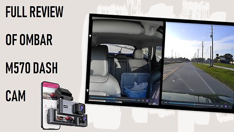 OMBAR M570 Dash Cam: 5G WiFi, GPS, Front & Inside 4K/2K/1080P+1080P, 64GB, Full Review