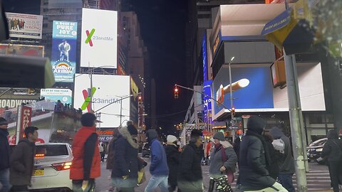 Time square in Christmas!