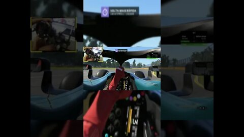 F1 com Volante Logitech g29 Cockpit #shorts