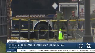 Potential bomb-making materials found in car