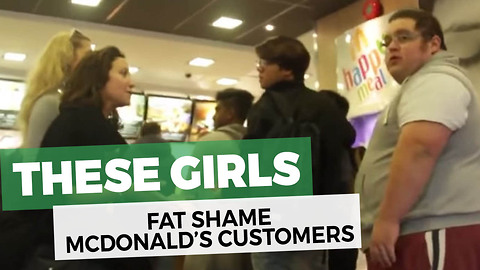 Woman Who Harasses Overweight Man For Eating At McDonald's Gets Instant Dose Of Karma
