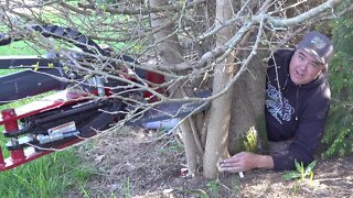Tree Clip - NO MANUAL LABOR! Deere 1025R