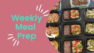 Weekly Meal Prep // high protein // weight loss