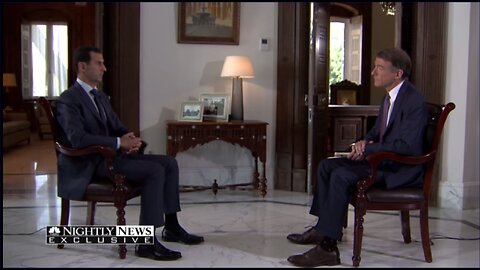 Syrian President Bashar Al-Assad Exclusive Interview NBC Nightly News
