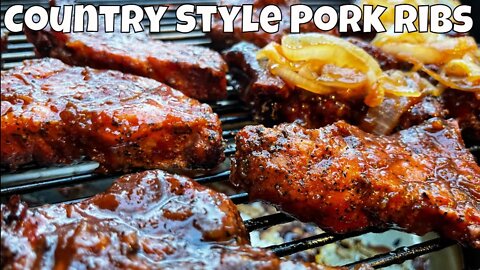 Country Style Pork Ribs - How to Smoke Country Ribs Recipe | SNS Grills Kettle