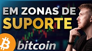 BITCOIN E ETHEREUM EM ZONAS DE SUPORTE! [Alts prontas para PUMPar?]