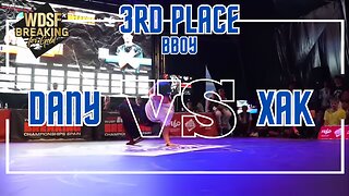 BBOY DANY VS BBOY XAK | 3RD PLACE | 1VS 1 | WDSF EUROPEAN BREAKING CHAMPIONSHIP 2023
