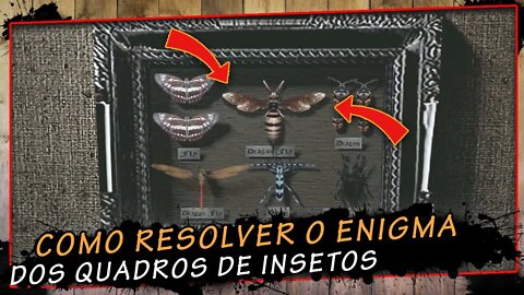 Resident Evil 1 Remastered, Como resolver o enigma dos quadros de insetos | SUPER DICA PT-BR