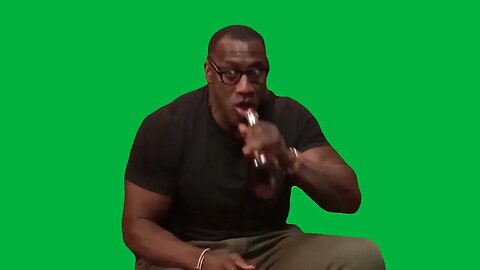 Shannon Sharpe "Anybody Else Need a Shot of This?" Green Screen