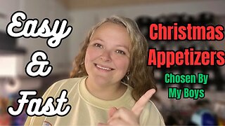 My Kids Favorite Christmas Appetizers | INSANELY EASY AND FAST