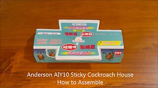 Anderson AIY10 Sticky Cockroach House - How to Assemble