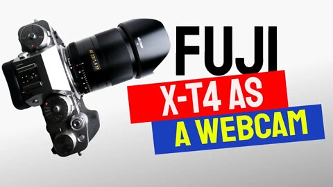 Fuji X-T4 as a Webcam No Capture Card Needed | Viltrox 23mm f/1.4