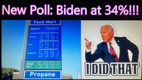 Wow!!! Biden's Approval is at 34%