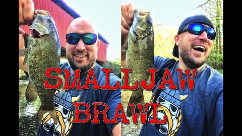 Creek Smallmouth Bass Fishing Under Historic Covered Bridge