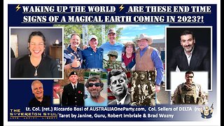 ⚡️WAKING UP THE WORLD 👉END TIMES before a FREE Earth in 2023?! Riccardo Bosi, Tarot by Janine & Guru
