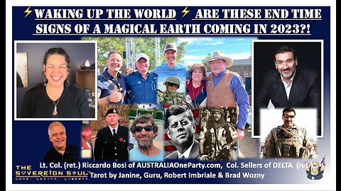 ⚡️WAKING UP THE WORLD 👉END TIMES before a FREE Earth in 2023?! Riccardo Bosi, Tarot by Janine & Guru
