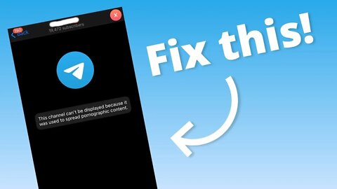 How to Fix “This channel can’t be displayed” on Telegram