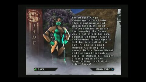 Mortal Kombat Deception (PS2) - Jade - Arcade Mode