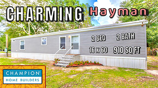 CHARMING Hayman by CHAMPION HOMEBUILDERS 2 BED 2 BATH | FULL TOUR | DIVINE MOBILE HOME CENTRAL