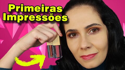 COLEÇÃO DEUSAS GREGAS MARY MARIA - GLOSS GAIA E BATOM HERA - Primeiras Impressões