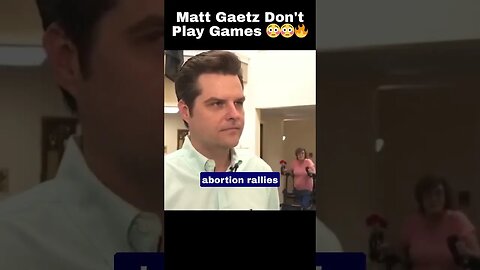 Matt Gaetz is a Different Type Of Politician 😳😂