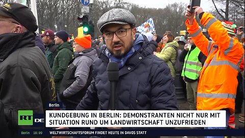 Kundgebung in Berlin: Unzufriedenheit nicht nur mit Situation rund um Landwirtschaft