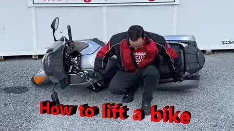 So you've dropped your motorcycle, Now what? Proper procedure for lifting a dropped bike.