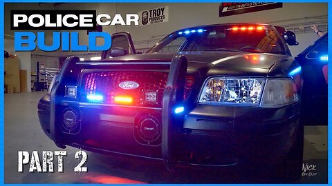 POLICE CAR BUILD: PART 2 Police Lights Install (Process Breakdown)