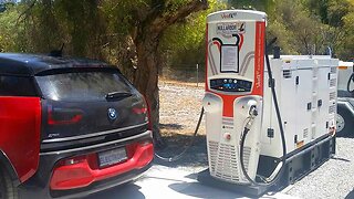 The Biggest EV Charging Station In The World Is Run By Diesel Powered Generators