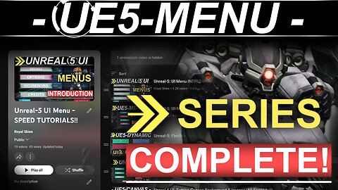Unreal5 Menu UI: CONCLUSION & Future Plans!!