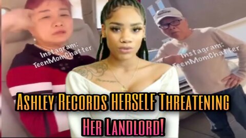 Ashley Jones Records Herself Threatening Her Landlords After They Show Up To Allegedly Evict Her!