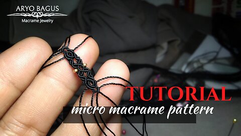 Macrame bracelet pattren tutorial | bracelet diy