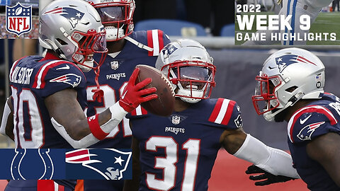 New England Patriots HIGHLIGHT PLAYS vs. Colts Week 9 2022 - NFL