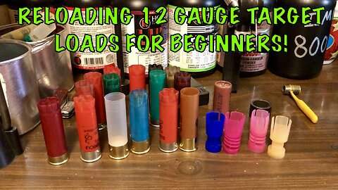 Reloading 12 Gauge Target/Clay Loads For Beginners