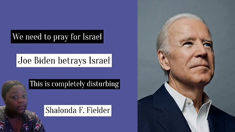 Joe Biden betrays Israel(disturbing)🇮🇱
