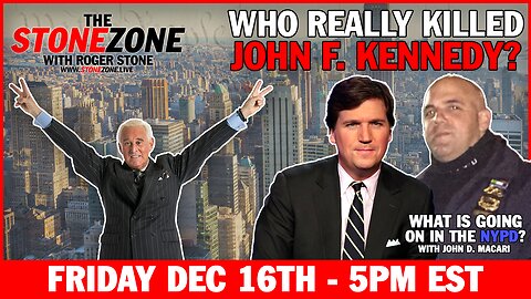 Who Killed Kennedy? What is Going on in the NYPD? The StoneZONE with Roger Stone
