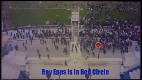 Newly leaked video appears to show Ray Epps orchestrating a breach at the U.S. Capitol on January 6.