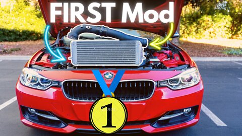 FIRST BMW F30 Mods | VRSF Chargepipe & Intercooler Install DIY