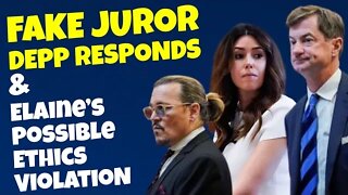 Depp's Lawyers Respond to Motion to Dismiss and Amber's Lawyers Ethics Problem