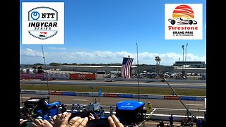 Indycar 2022 Grand Prix of St. Pete // Race start from Grandstands