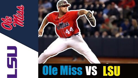 Ole Miss vs #17 LSU Highlights (GAME 1) | 2022 College Baseball Highlights