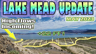 NEW Water Level Predictions & Saudi Alfalfa Farms | Lake Mead UPDATE May 2023 #2023 #water #update