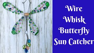 Everyday Crafting: Wire Whisk Butterfly Sun Catcher