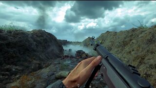 Hell Let Loose Console Clearing The Trench With MP40!