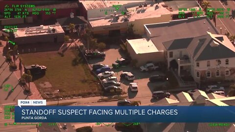 Suspect is taken into custody after a standoff in downtown Punta Gorda