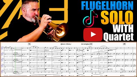 Amazing Tone! "Were You There?" - African - American Spiritual. Flugelhorn Solo. Play Along!