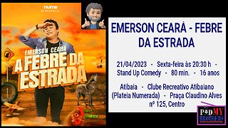 HUMORISTA EMERSON CEARÁ FAZ SHOW EM ATIBAIA