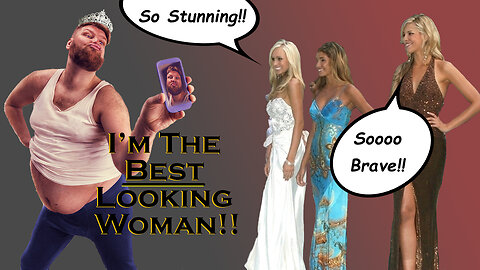 MAN WINS BEAUTY PAGEANT... Correction: Fat, Ugly Man Wins Beauty Pageant, Against Women!! WTF???